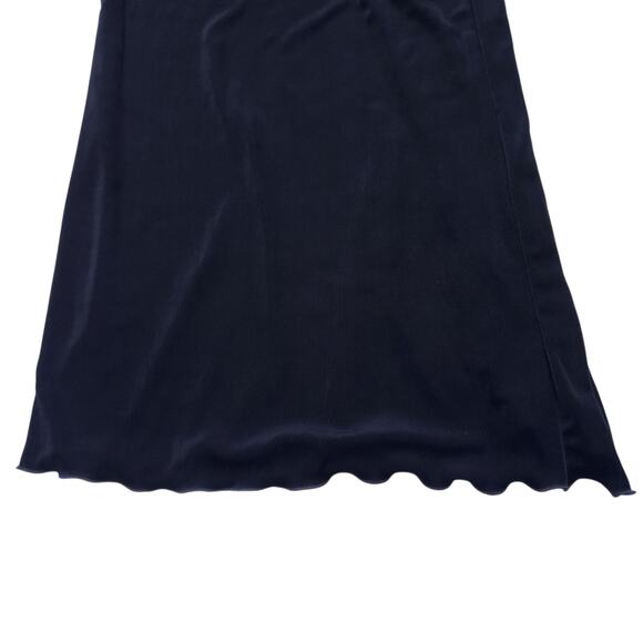 Chico's Travelers Black Wide Leg Pants Scalloped Hem Chicos Sz 3 Reg XL 16 - Picture 2 of 8